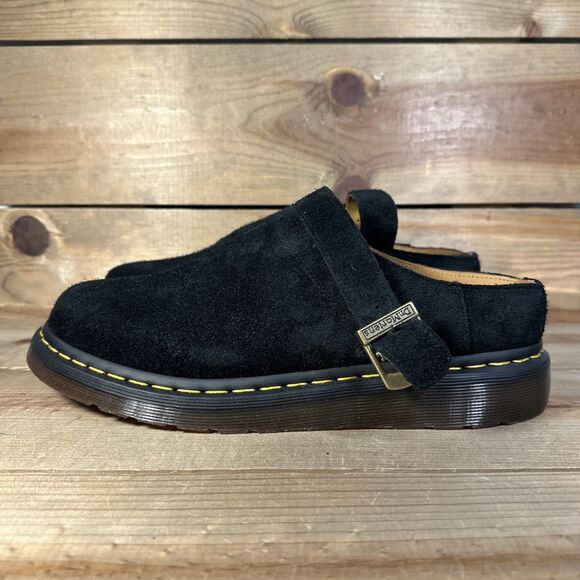 Men’s Size 10 - Dr. Martens Isham Desert Oasis Suede Black Slingback Clog Mules main image 4